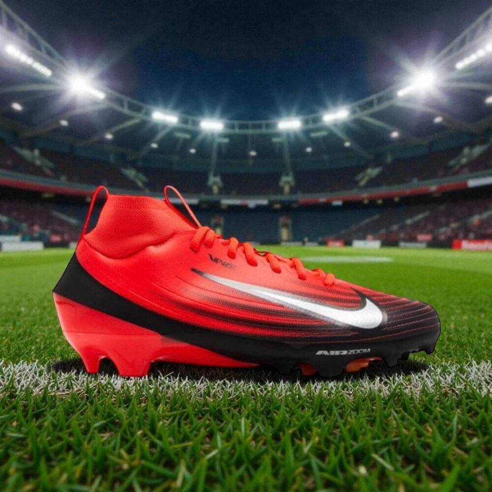 Nike Zoom Air Vapor Pro 1 NRG Mens Football Cleats Bright Crimson HF9409 600 NEW